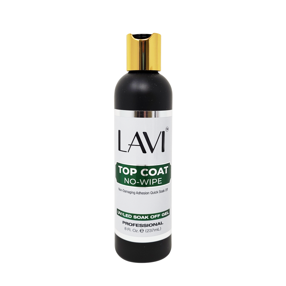 Lavi Top Coat No-Wipe Gel REFILL 8oz, Version 1 (PK: 24 pcs/case)