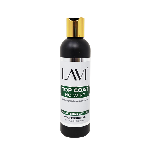Lavi Top Coat No-Wipe Gel REFILL 8oz, Version 1 (PK: 24 pcs/case)