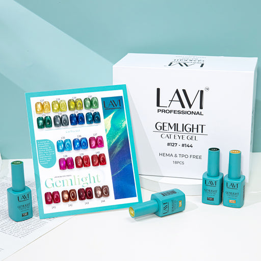LAVI Cat Eye Kit (18 colors) - GEMLIGHT (#127 - #144) Collection