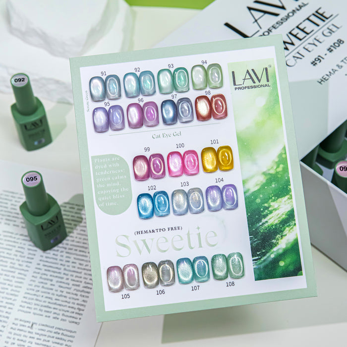 LAVI Cat Eye Kit (18 colors) - SWEETIE (#91 - #108) Collection
