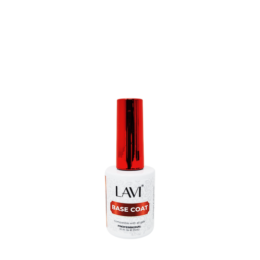 Lavi Base Coat 0.5oz, Version 1 (PK: 25 pcs/box, 200 pcs/case)