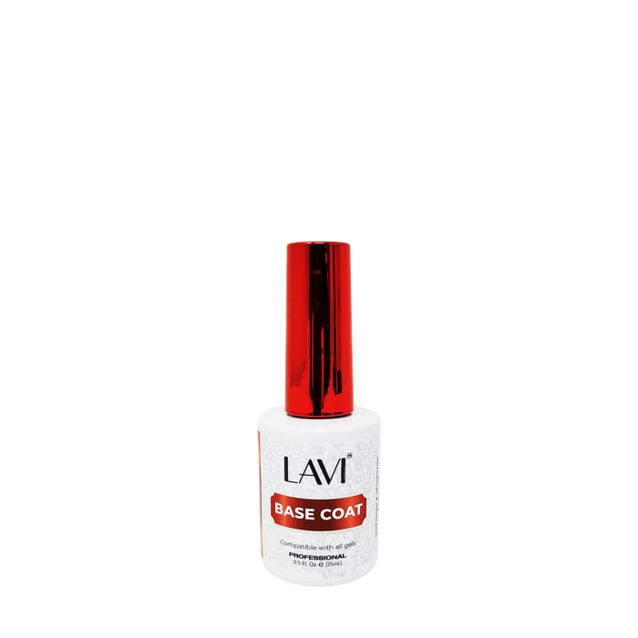 Lavi Base Coat 0.5oz, Version 1 (PK: 25 pcs/box, 200 pcs/case)