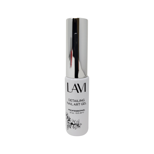 Lavi Detailing Nail Art Gel, 02, WHITE, 0.33oz, (Pk: 12 pcs/box)