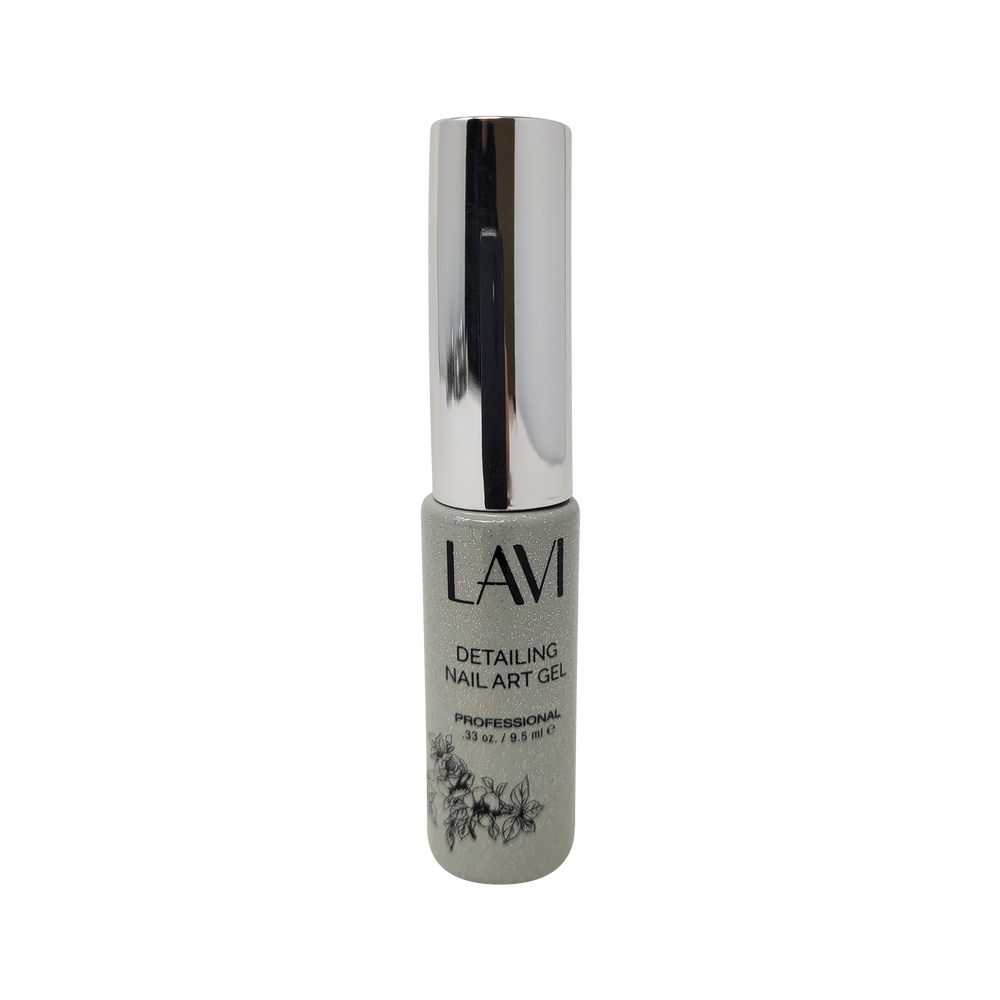 Lavi Detailing Nail Art Gel, 03, HOLO GLITTER, 0.33oz, (Pk: 12 pcs/box)