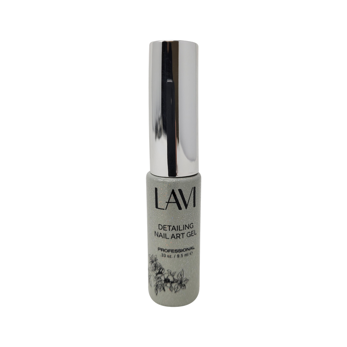 Lavi Detailing Nail Art Gel, 03, HOLO GLITTER, 0.33oz, (Pk: 12 pcs/box)