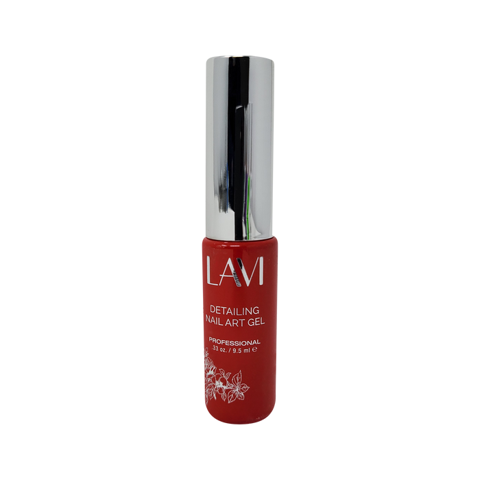 Lavi Detailing Nail Art Gel, 05, RED, 0.33oz, (Pk: 12 pcs/box)