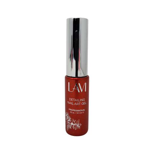 Lavi Detailing Nail Art Gel, 08, RED GLITTER, 0.33oz, (Pk: 12 pcs/box)