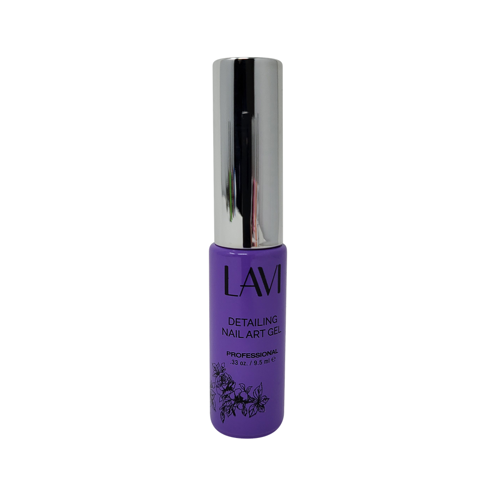 Lavi Detailing Nail Art Gel, 10, PURPLE, 0.33oz, (Pk: 12 pcs/box)