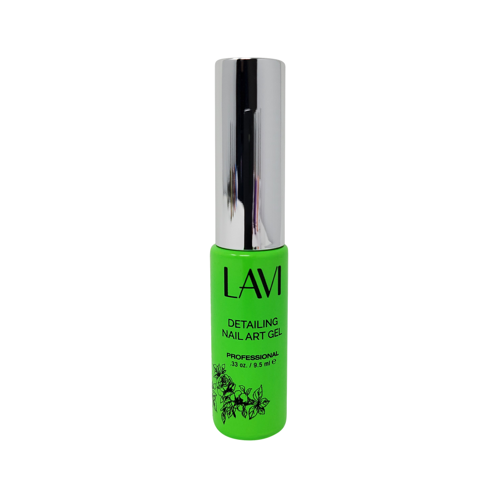 Lavi Detailing Nail Art Gel, 11, NEON GREEN, 0.33oz, (Pk: 12 pcs/box)