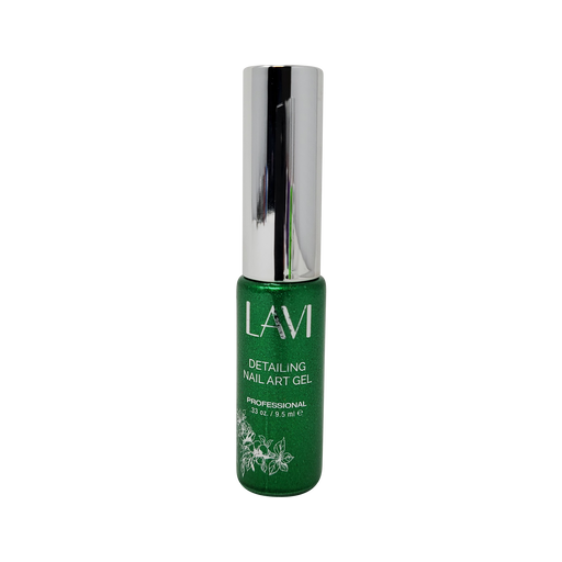 Lavi Detailing Nail Art Gel, 13, GREEN GLITTER, 0.33oz, (Pk: 12 pcs/box)