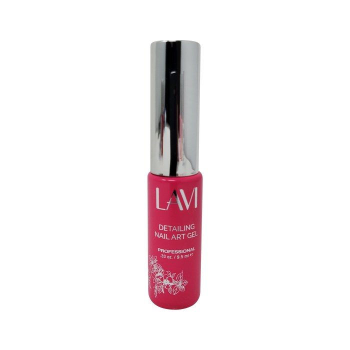 Lavi Detailing Nail Art Gel, 18, DARK PINK, 0.33oz, (Pk: 12 pcs/box)