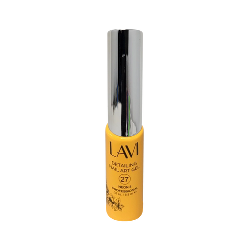 Lavi Detailing Nail Art Gel, 27, NEON 3, 0.33oz, (Pk: 12 pcs/box)