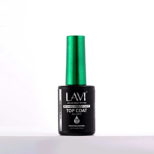 Lavi Top Coat No Wipe 0.5oz (HEMA & TPO Free), Version 2 (PK: 25 pcs/box, 200 pcs/case)